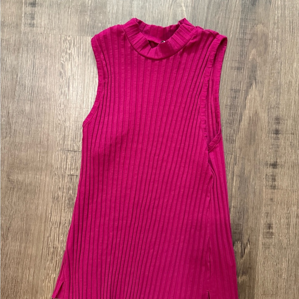 A New Day Ribbed High Neck Tank